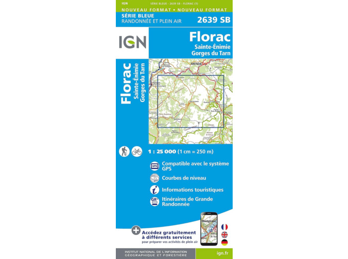 2639SB FLORAC STE-ENIMIE GORGES DU TARN