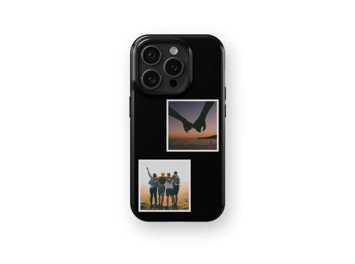 Twin Memories - Black | Coque de téléphone 3D 2en1 Ultra-résistante
