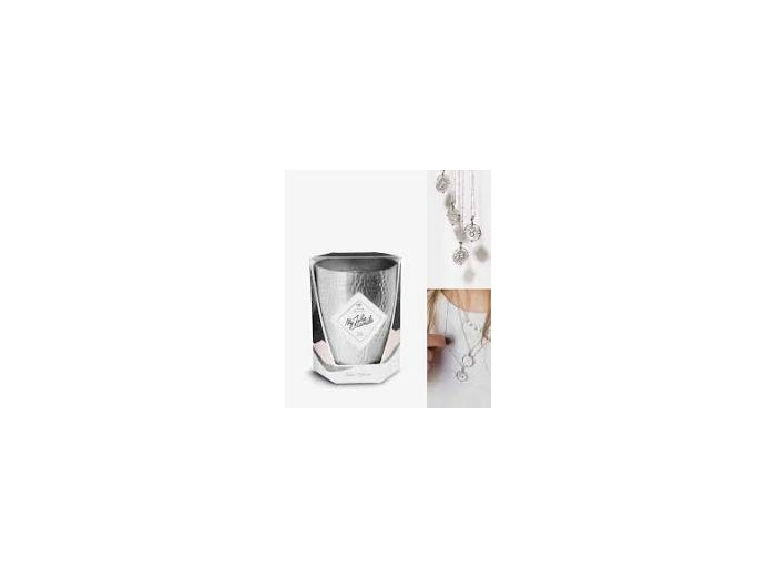 Bougie ave bijou argent - Astrologie - SAGITTAIRE (Collier)