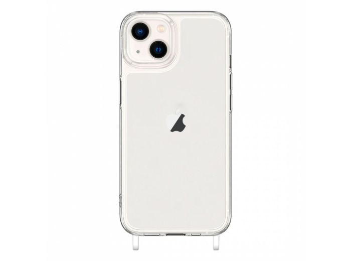 Coque renforcée transparente Skinmoove TPU/PC avec anneau pour iphone 14