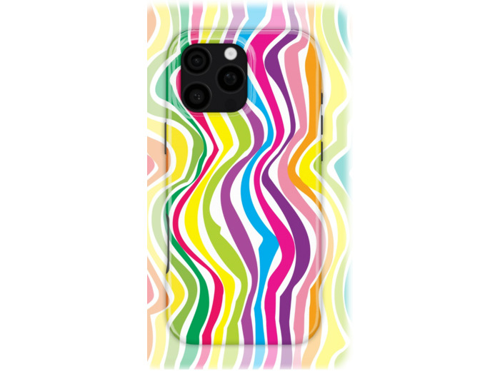 Kaleidoscope Race | Coque de téléphone 3D 2en1 Ultra-résistante