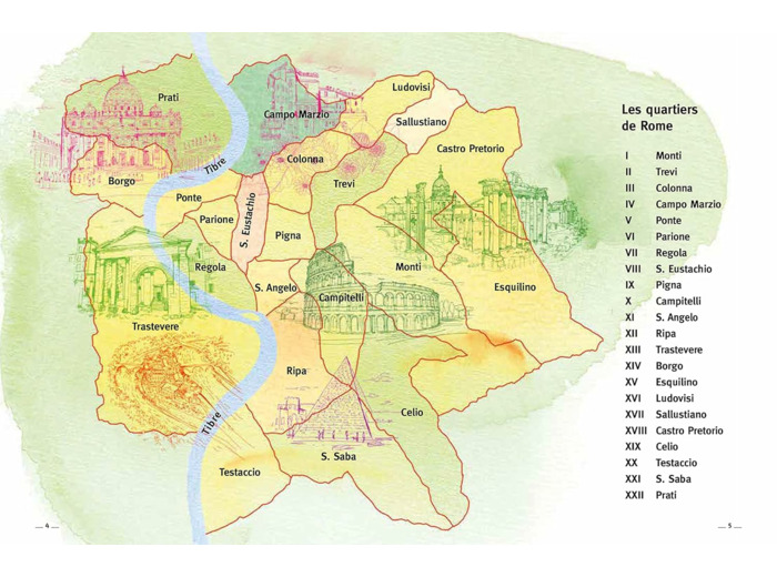 ROME A PIED - CURIOSITES ET PETITES DECOUVERTES