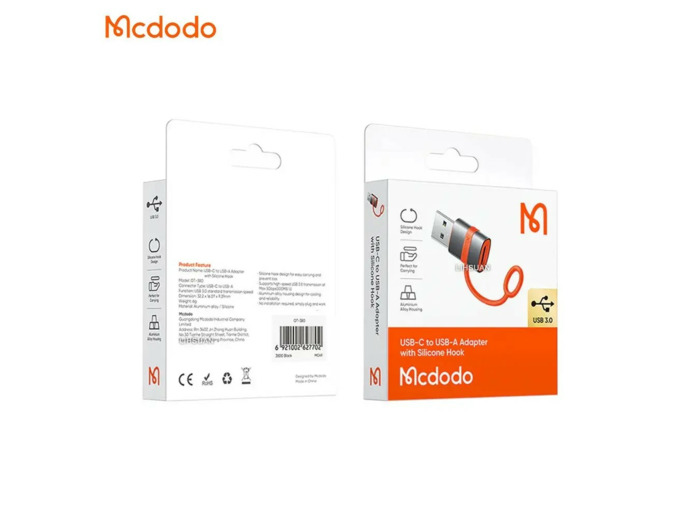 MCDODO Adaptateur OTG USB Femelle vers Lightning Mâle OT-2600 Noir