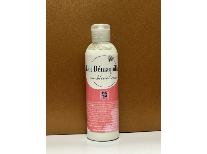 Lait démaquillant au bleuet rose  (200ml)