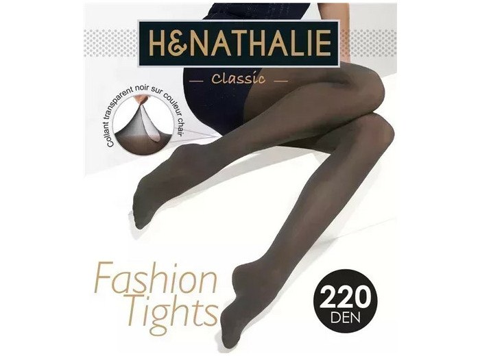 V337- Collant H.N. 220 den (noir)