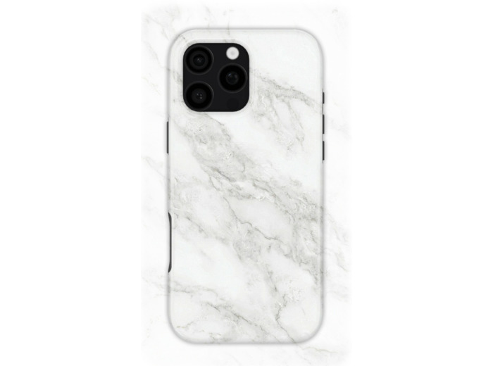 White Marble | Coque de téléphone 3D 2en1 Ultra-résistante