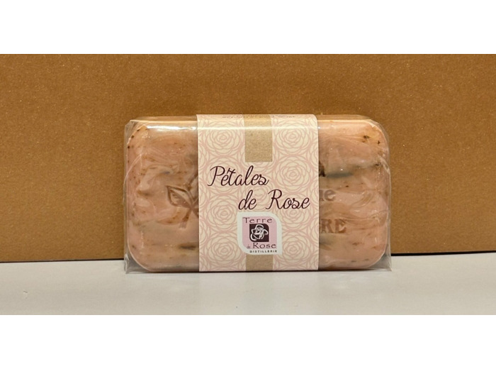 Savon aux pétales de rose  (100g)