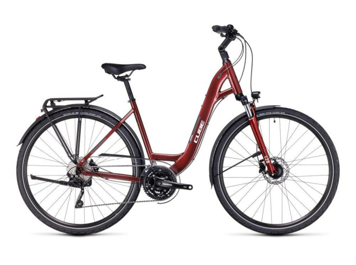 cycle-obsession.com CUBE TOURING EXC RED WHITE EASY ENTRY 49 velo