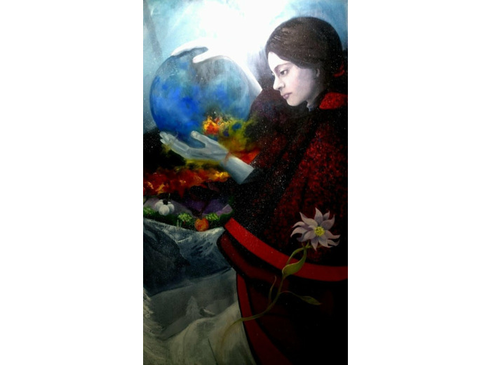 Huile Martine Maudet Artiste Peintre