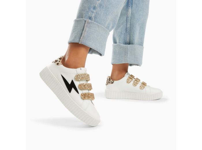 Baskets a scratchs Glitter or - Angela - Vanessa Wu