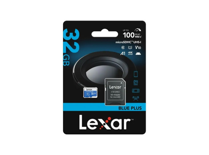 LEXAR Carte microSDHC BLUE PLUS 32Go