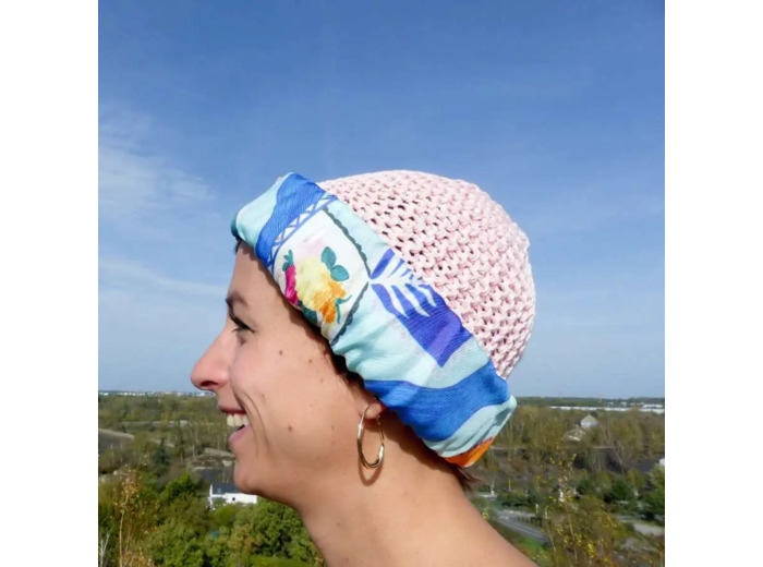 Bonnet Astres rose