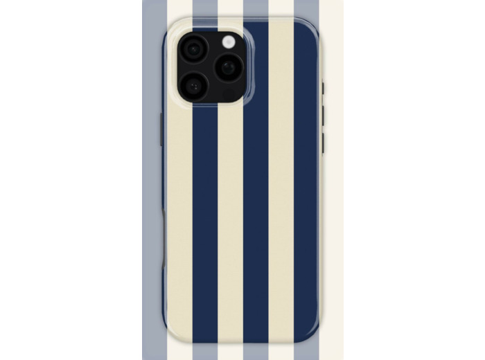Black & White Stripes Case | Coque de téléphone 3D 2en1 Ultra-résistante