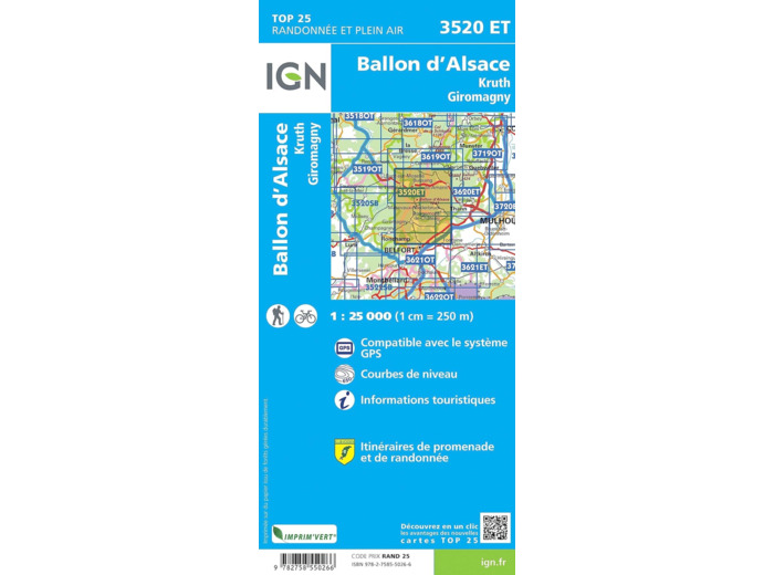 3520ET BALLON D'ALSACE KRUTH GIROMAGNY