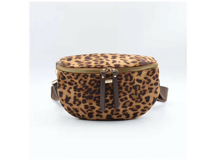 P389- Banane "Panthère" Flora & Co (camel)