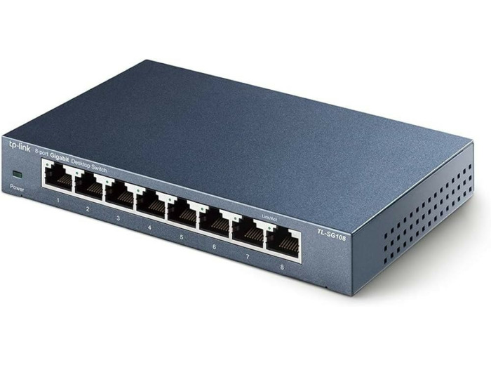 Switch métal Gigabit 10/100/1000 8 ports