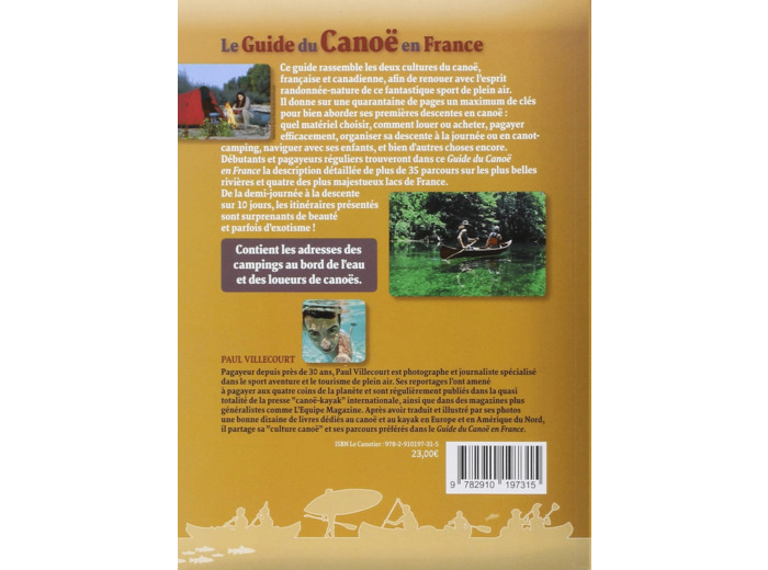 LE GUIDE DU CANOE EN FRANCE