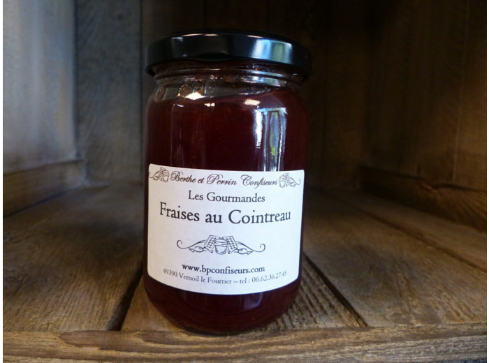 Confiture de fraises à l'(230gr)