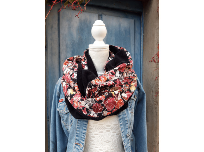 Double tour de cou - Snood adulte en polaire et polyester