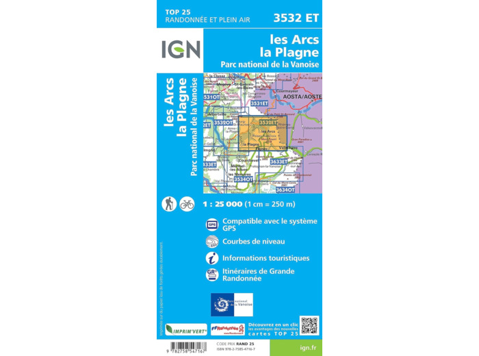 3532ET LES ARCS - LA PLAGNE PN DE LA VANOISE