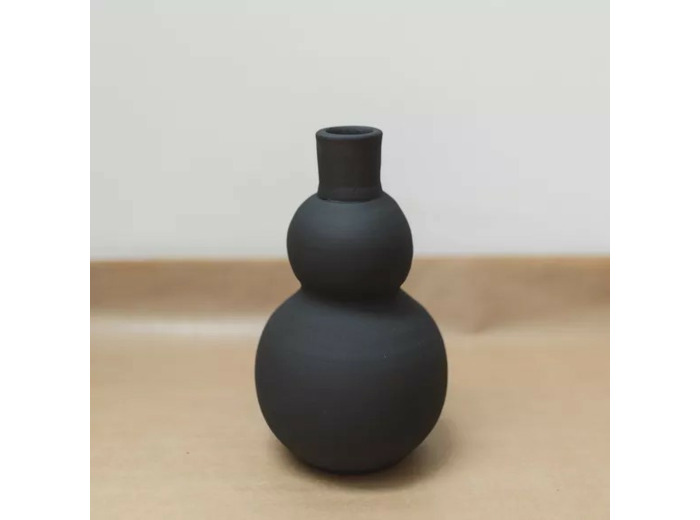Vase BERGAME noir
