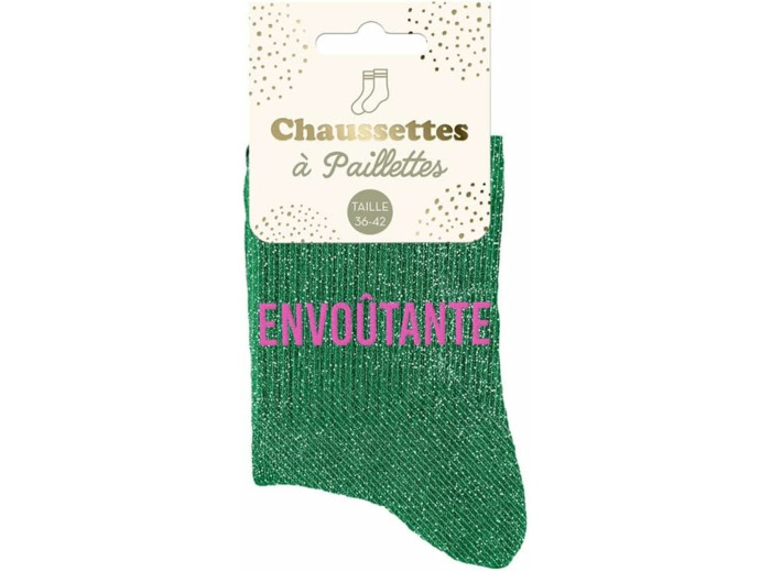 STC Chaussettes paillettes envoutante