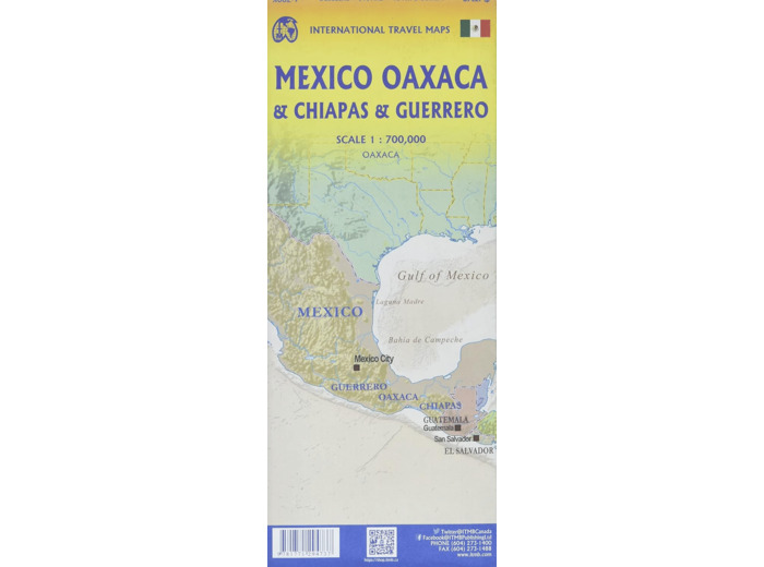MEXICO OAXACA AND CHIAPAS AND GUERRERO 1: 7000'000
