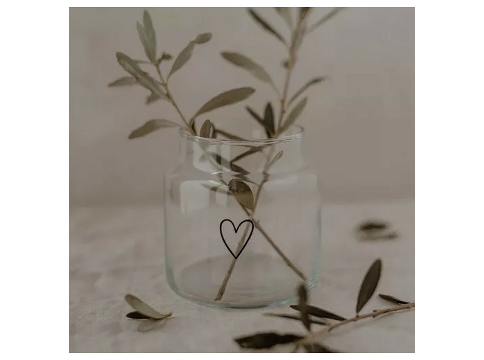 Vase en cœur moyen