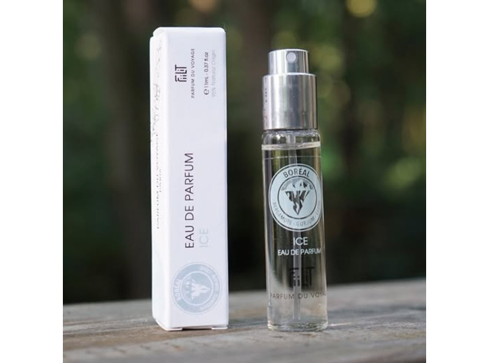 Eau de Parfum Naturelle ICE BORÉAL 11 mL - FiiLiT Parfum du Voyage - Mixte - Spray - Frais Ambré 11 ml (Lot de 1)
