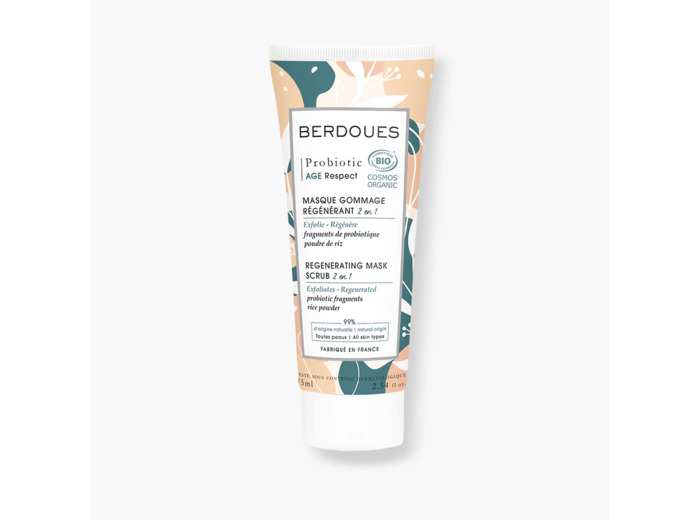 Masque Gommage Régénérant 2 en 1 Probiotic