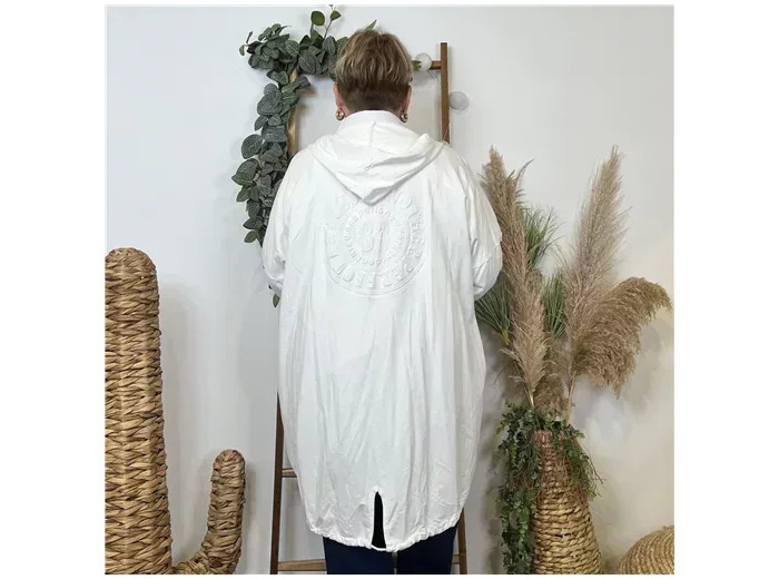 K686- Gilet Sweat 83 "Jolies Formes" (blanc)