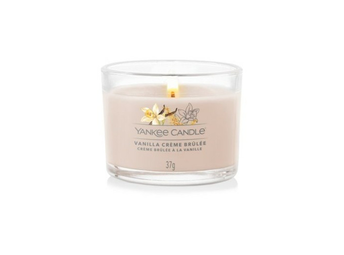 VOTIVE EN VERRE - CREME BRÛLEE A LA VANILLE