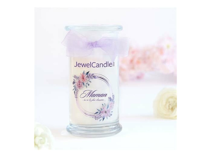 JewelCandle Bougie Bijou Boucles d'oreilles Maman la plus chouette