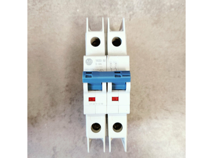Allen Bradley - Disjoncteur 1489-M2D040 SER.D, 2 pole, 4A
