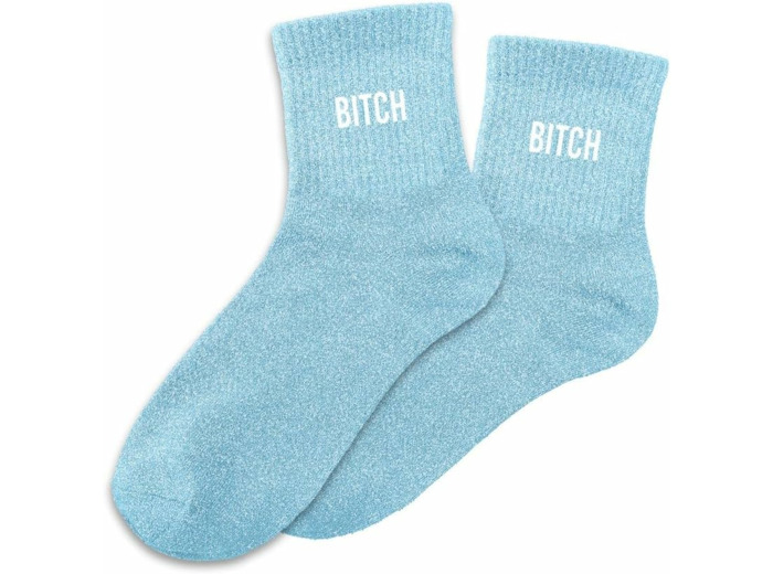STC Chaussettes paillettes bitch