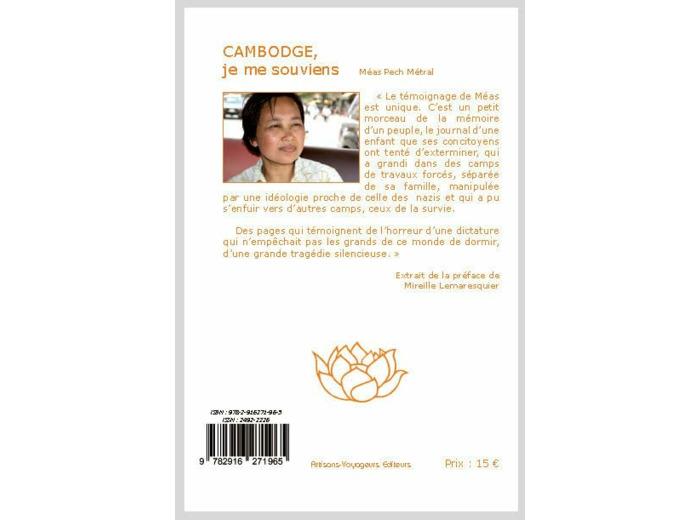 CAMBODGE, JE ME SOUVIENS