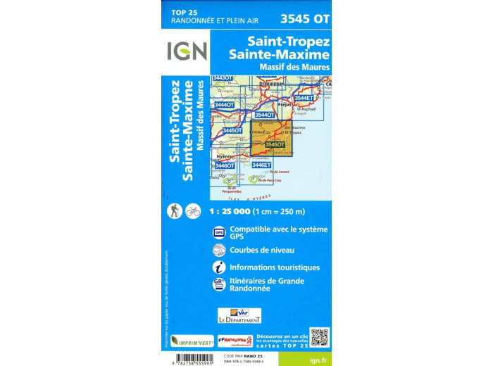 3545OT SAINT TROPEZ - SAINTE MAXIME MASSIF DES MAURES