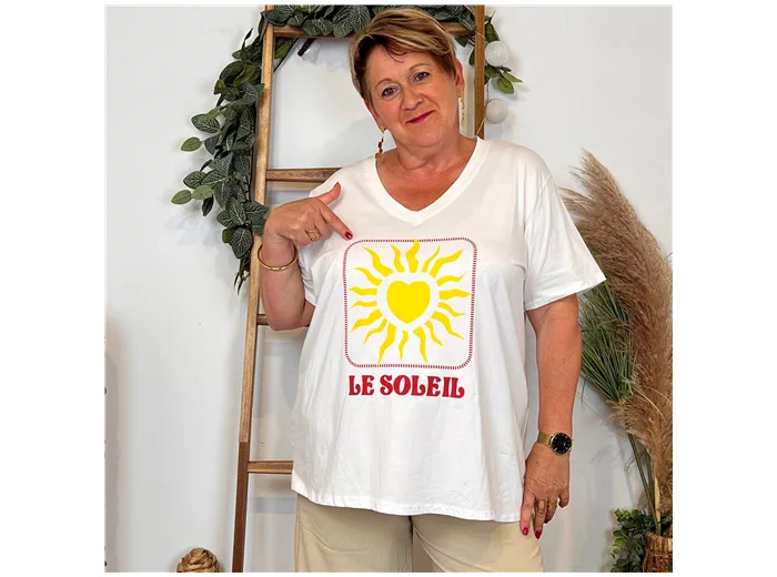 K181- T Shirt C’Mélodie (Gt) 🇮🇹 (blanc)
