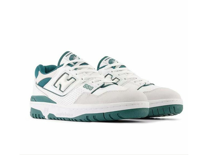 New Balance 550 White Vintage Teal