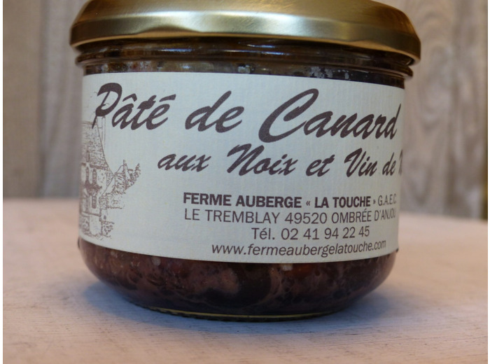 Pâté de canard aux noix et vin de noix (190g)