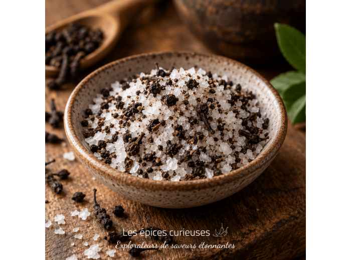 Fleur de Sel au Poivre Voatsiperifery Noir de Madagascar