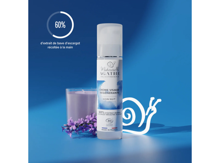 Crème nuit certifiée bio - hydratante & régénérante - 50 ml