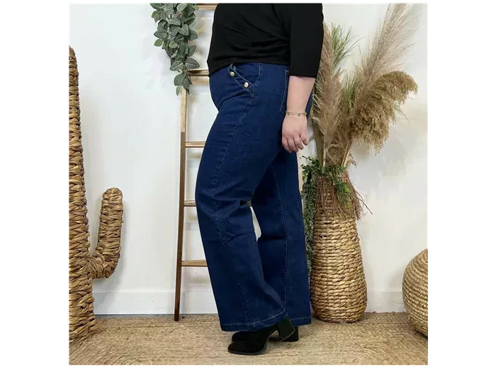 M976- Jean Flare Officier (T42-T50) (denim)