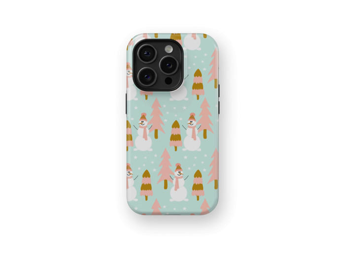 Pastel Snow | Coque de téléphone 3D 2en1 Ultra-résistante