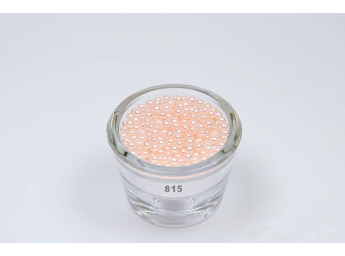 Sachet de 200 petites perles en plastique 4 mm de diametre champagne 815