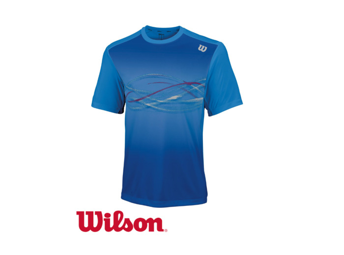 WILSON TEE-SHIRT Blue Neptune