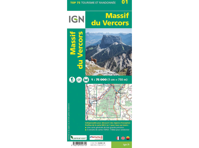 TOP75001 MASSIF DU VERCORS