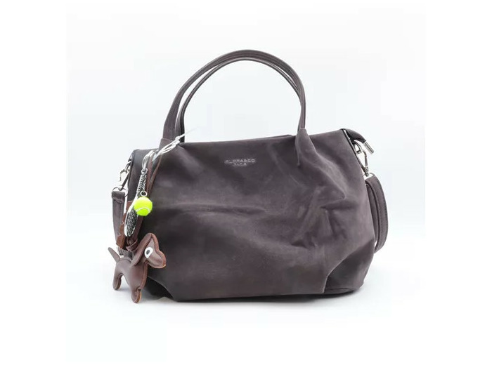 P395- Sac bourse & Bijou de sac (gris)