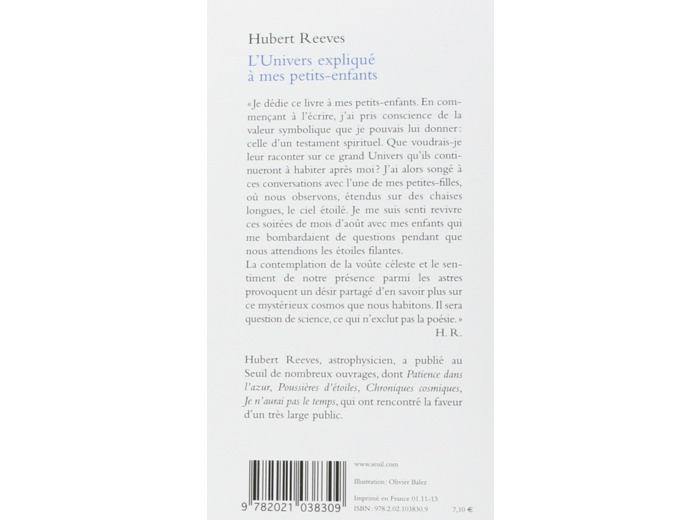 L'UNIVERS EXPLIQUE A MES PETITS-ENFANTS