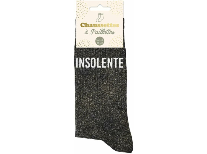 STC, Chaussettes à paillettes - INSOLENTE